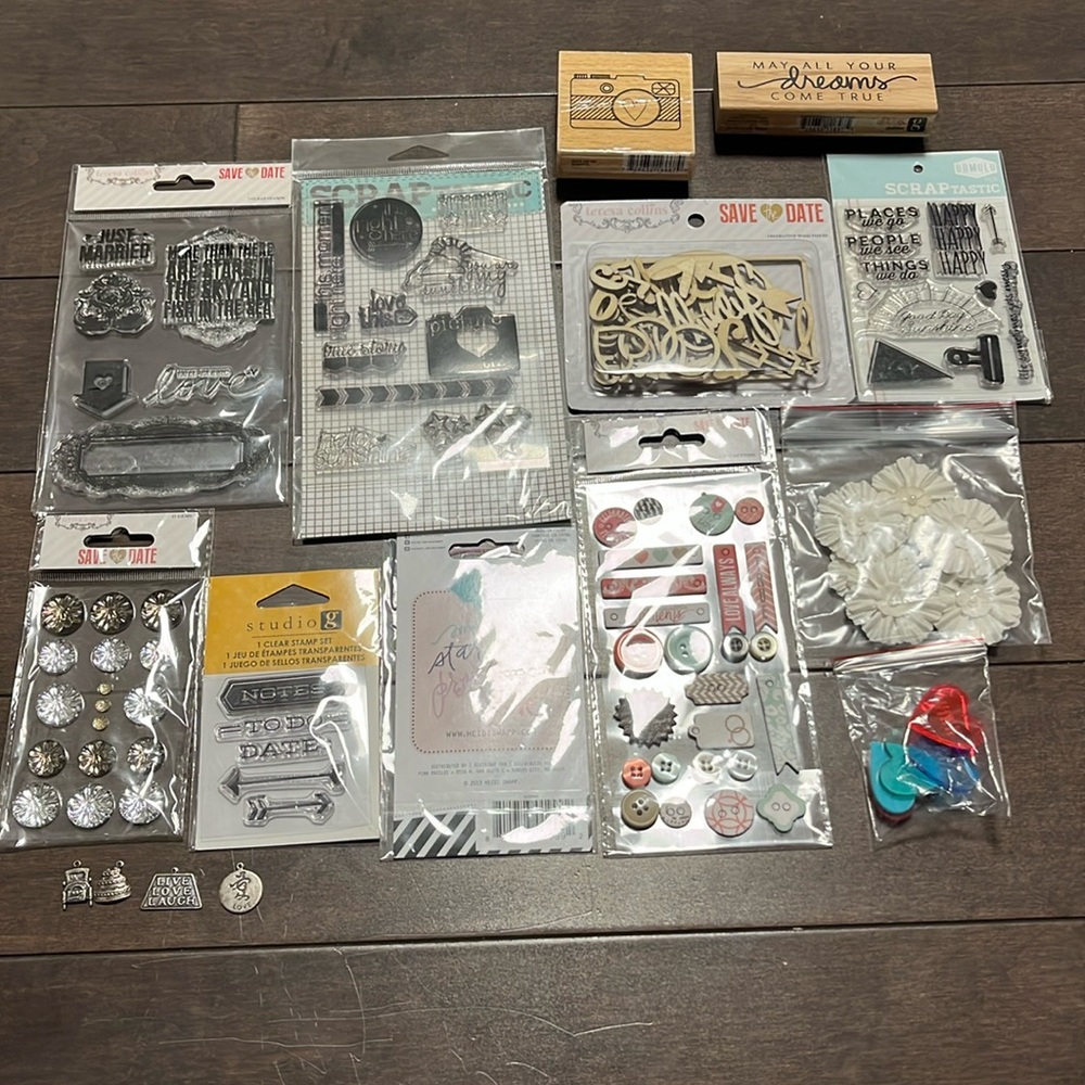 Wedding themed scrap book/ crafting set